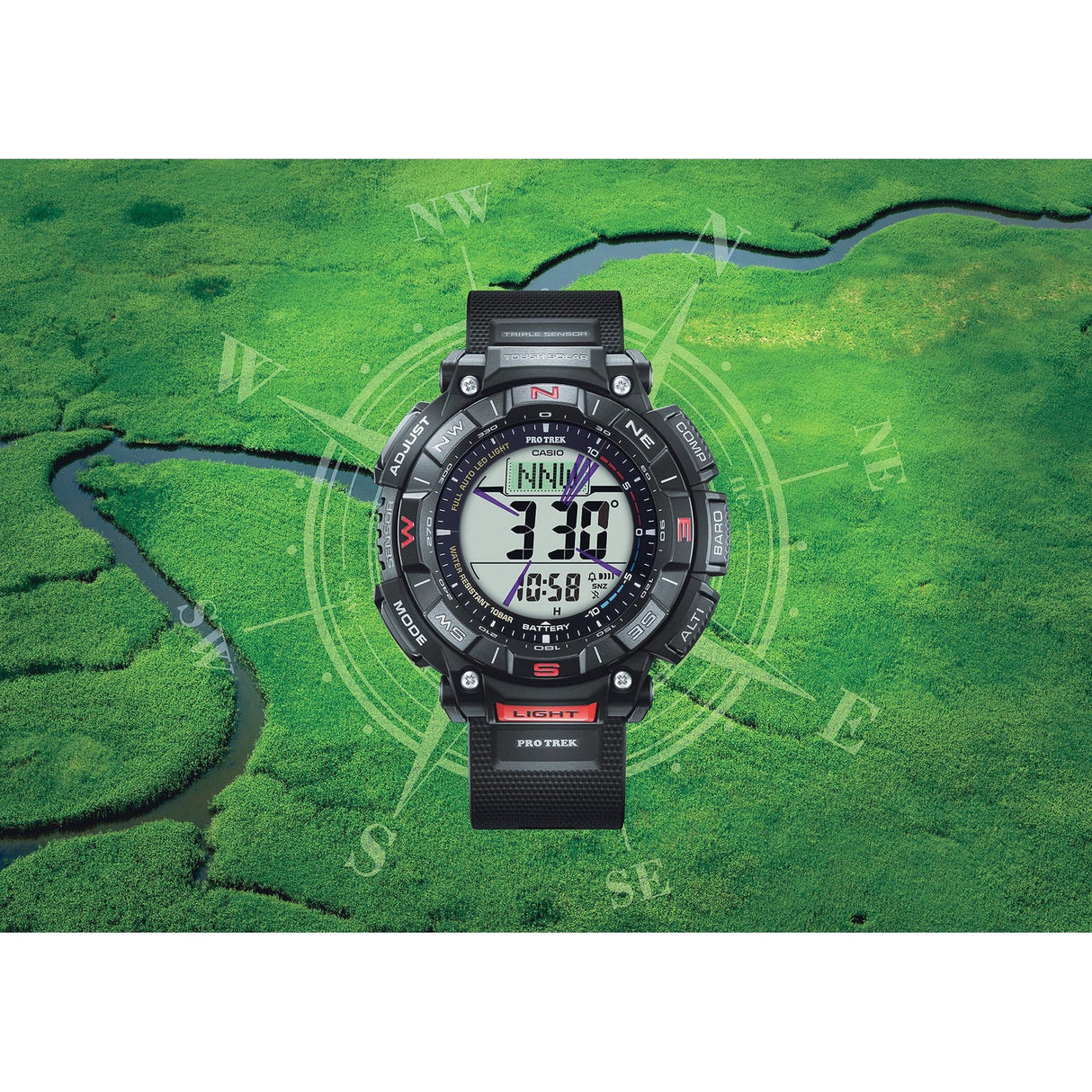 Pro Trek solar PRG-340-1ER-Orologi-CASIO-Gioielleria Granarelli