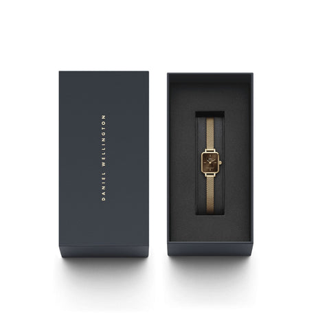 QUADRO MINI EVERGOLD AMBER-Orologi-DANIEL WELLINGTON-Gioielleria Granarelli