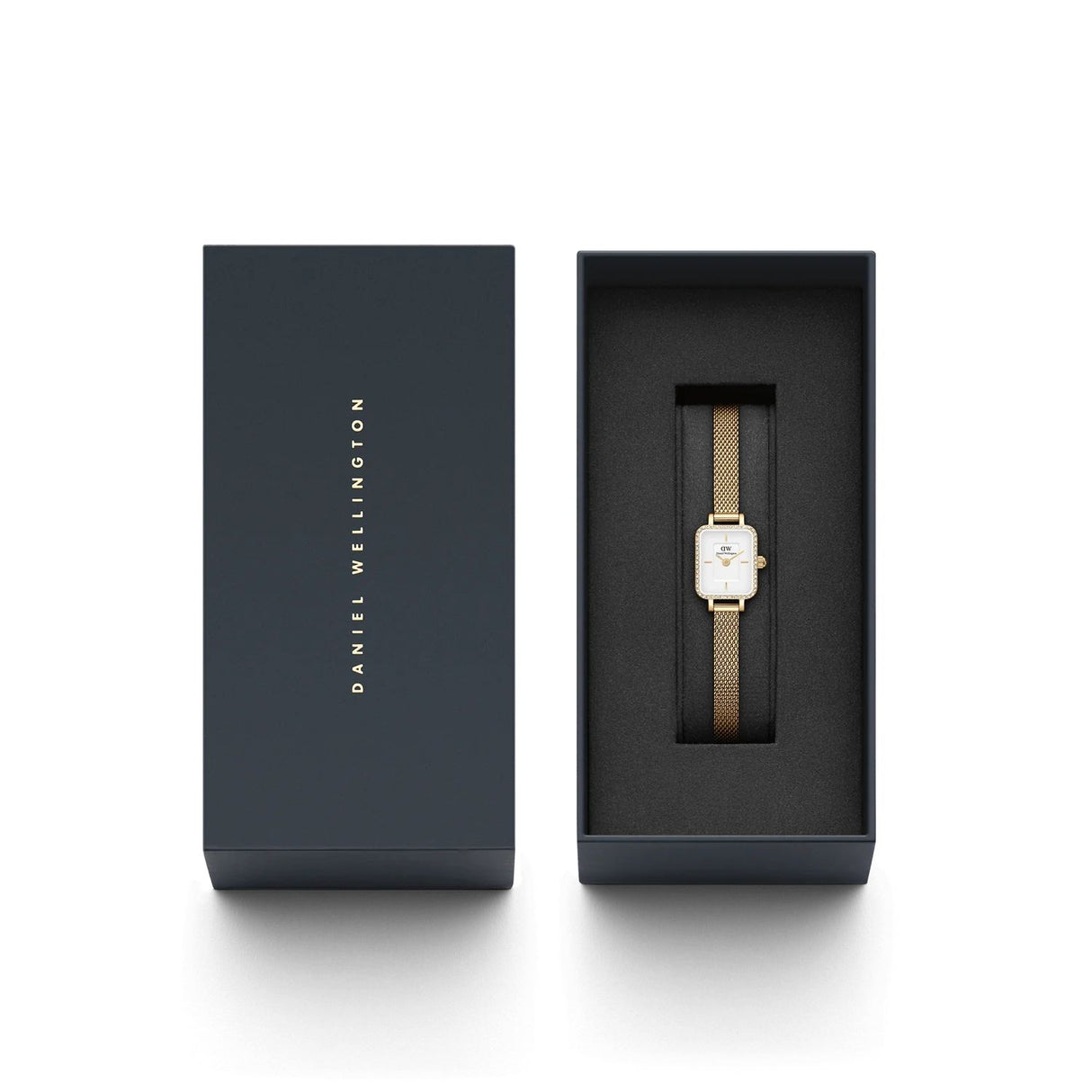 Quadro Mini Lumine Bezel Gold 15 mm-Orologi-DANIEL WELLINGTON-Gioielleria Granarelli