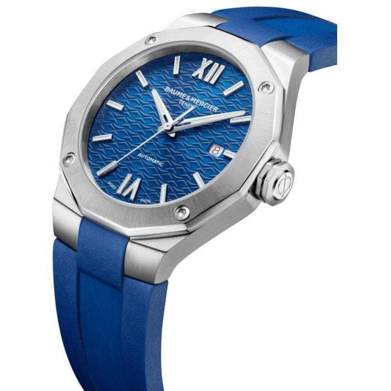 Riviera Man Blu-Orologi-BAUME ET MERCIER- [SKU] -Gioielleria Granarelli