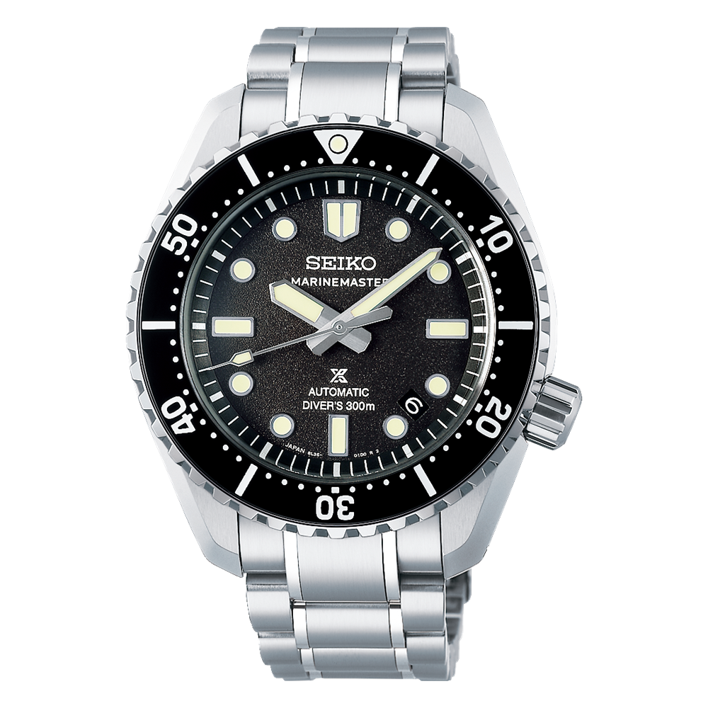 Prospex Marinemaster Automatico Nero Acciaio 1968 Heritage Diver's-Orologi-SEIKO-Gioielleria Granarelli