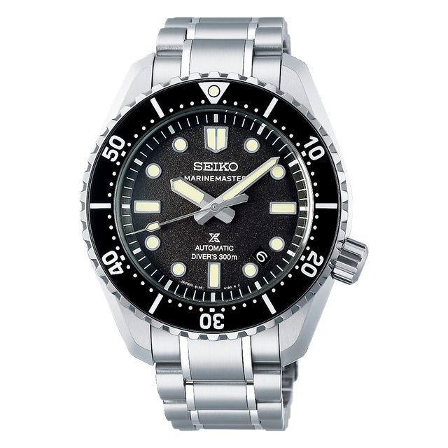 Prospex Marinemaster Automatico Nero Acciaio 1968 Heritage Diver's-Orologi-SEIKO-Gioielleria Granarelli