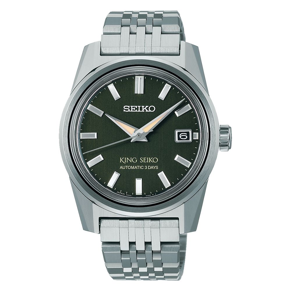 King Seiko Automatico Verde Acciaio-Orologi-SEIKO-Gioielleria Granarelli