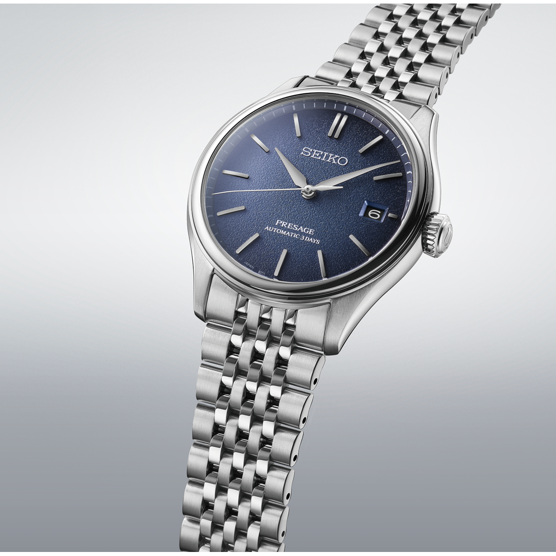 Presage Classic Automatico Acciaio Blu 40mm