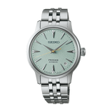 Presage Cocktail Time Automatico Acciaio Verde Chiaro Diamanti 34mm