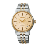 Presage Cocktail Time Automatico Acciaio Dorato Diamanti Bicolore 34mm