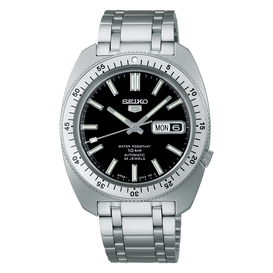 5 Sports Heritage Design Re-creation Automatico Acciaio Edizione Limitata Nero