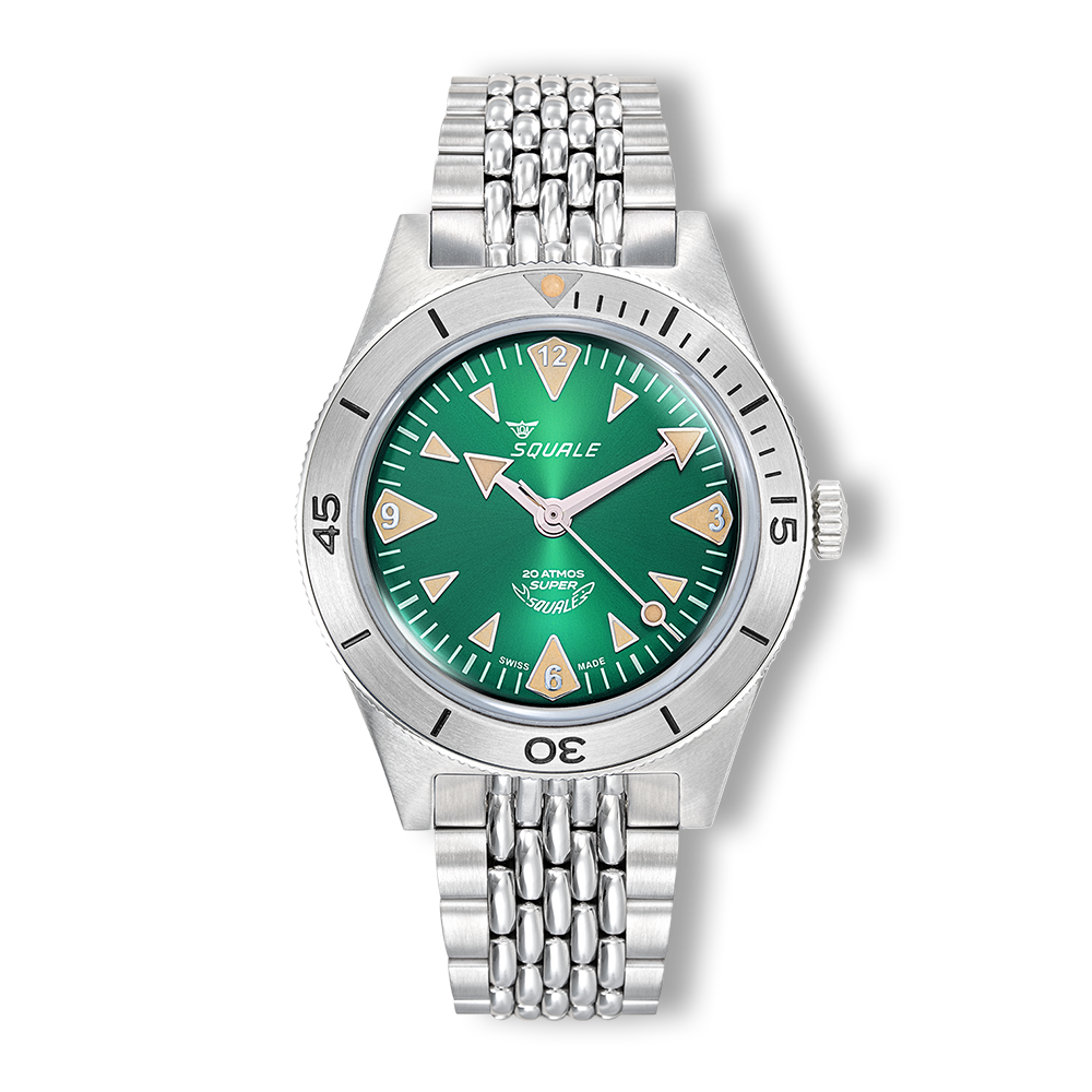 Super-Squale Big Arrows Green Bracelet-Orologi-SQUALE-Gioielleria Granarelli