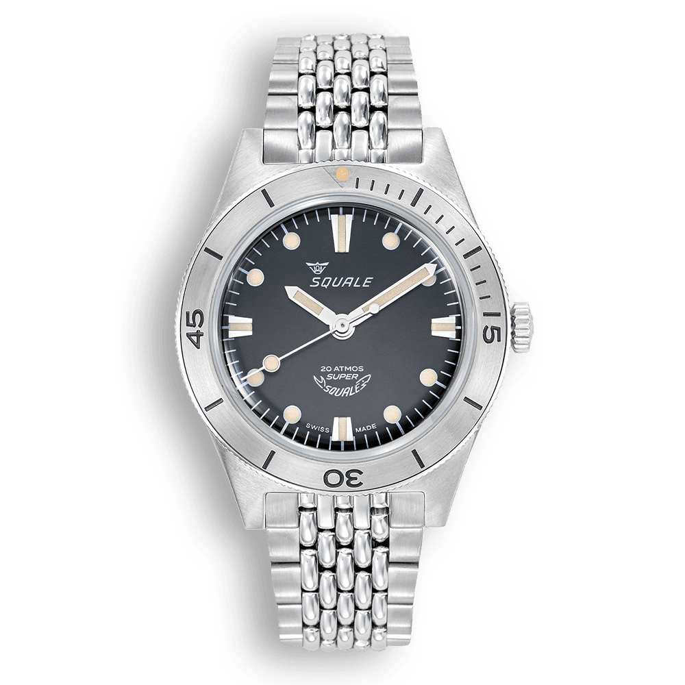 Super-Squale Sunray Black Bracelet-Orologi-SQUALE-Gioielleria Granarelli