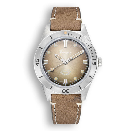 SQUALE Super-Squale Sunray Brown Leather-Orologi-SQUALE-Gioielleria Granarelli