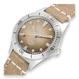 SQUALE Super-Squale Sunray Brown Leather-Orologi-SQUALE-Gioielleria Granarelli