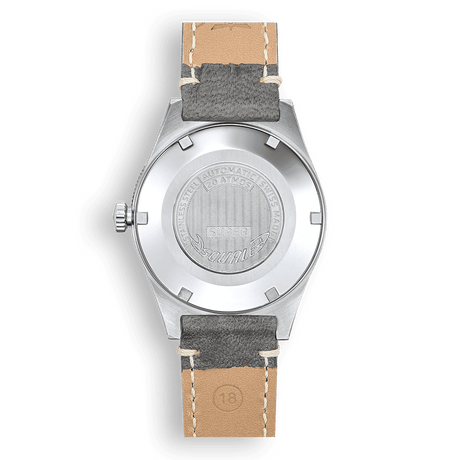 Super-Squale Sunray Grey Leather-Orologi-SQUALE-Gioielleria Granarelli