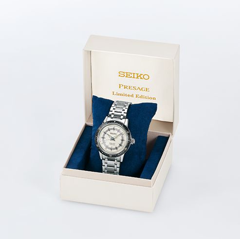 Seiko Presage Style60's Automatico Acciaio Bianco-Orologi-SEIKO-Gioielleria Granarelli