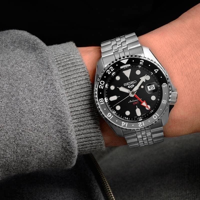 Seiko 5 GMT SSK001K1-Orologi-SEIKO- [SKU] -Gioielleria Granarelli