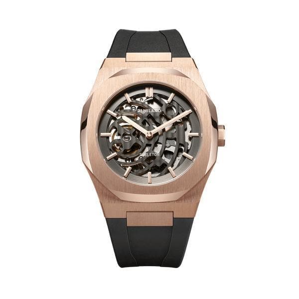 Skeleton Rubber-Orologi-D1 MILANO- [SKU] -Gioielleria Granarelli