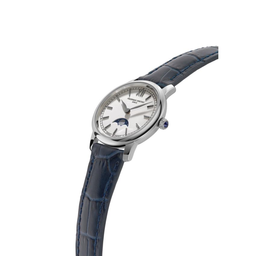 Slim Line Fasi luna FC-206SW1S6-Orologi-FREDERIQUE CONSTANT-Gioielleria Granarelli