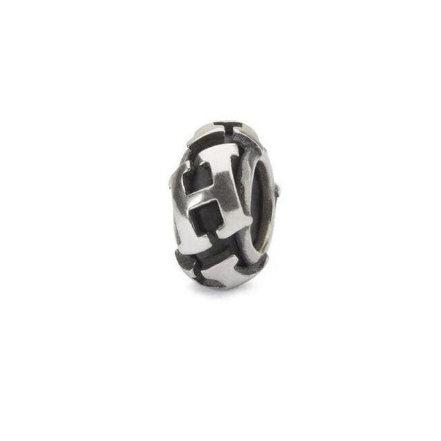 Stop Lettera H-Beads-TROLLBEADS- [SKU] -Gioielleria Granarelli