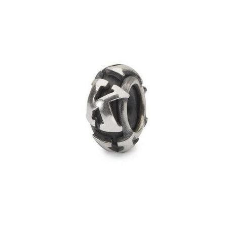 Stop Lettera K-Beads-TROLLBEADS- [SKU] -Gioielleria Granarelli