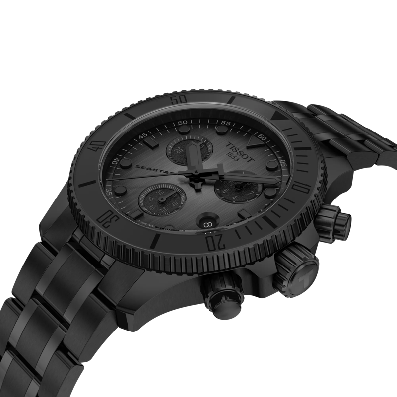 Tissot Seastar 1000 Quarzo Cronografo Nero 38mm