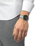 Seastar 1000 Quarzo GMT Verde/Nero Acciaio 40mm-Orologi-TISSOT-Gioielleria Granarelli