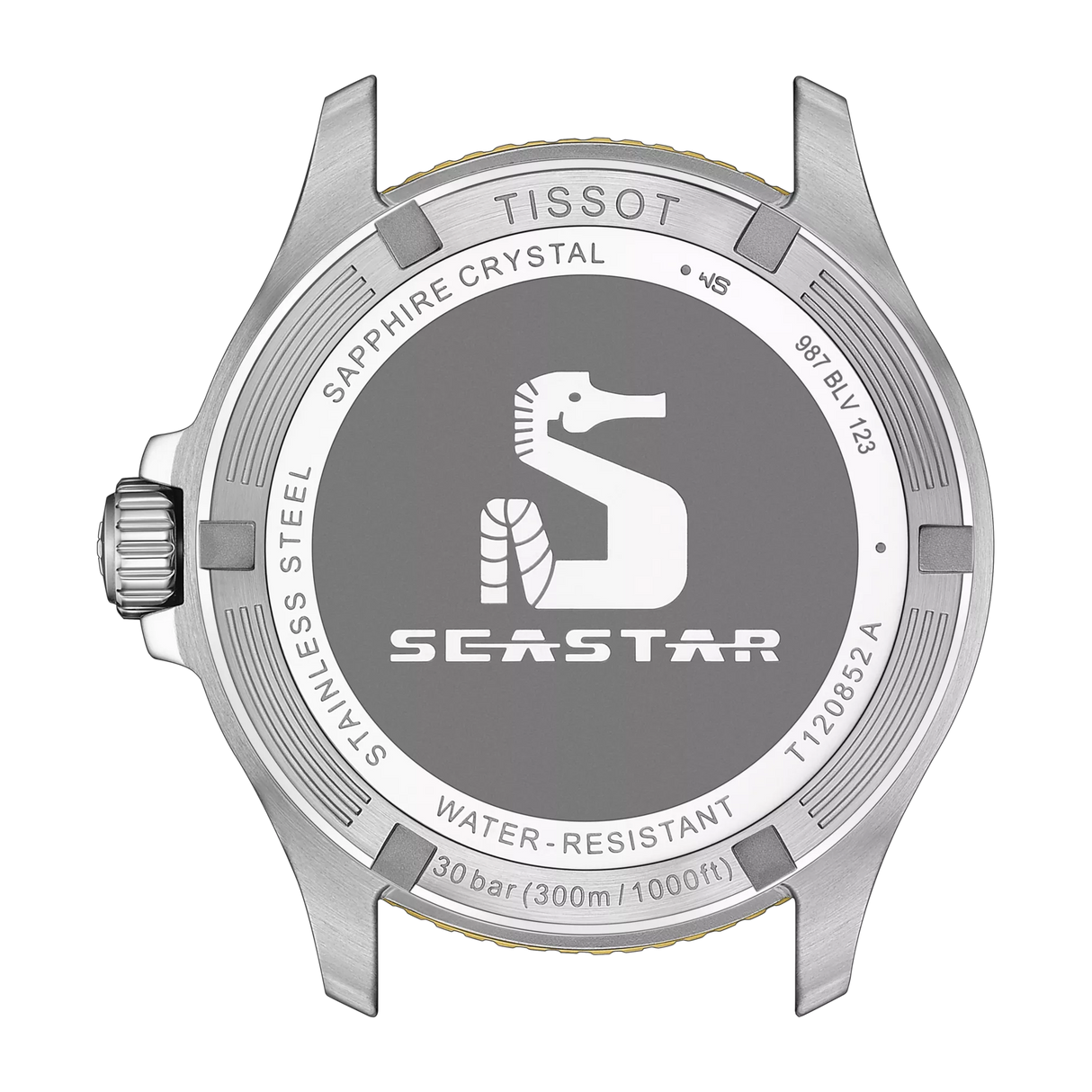 Seastar 1000 Quarzo GMT Nero Acciaio Bicolore 40mm-Orologi-TISSOT-Gioielleria Granarelli