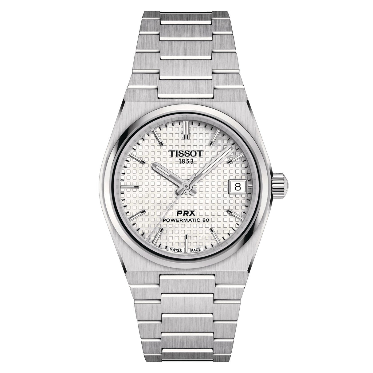 PRX Powermatic 80 35mm Bianco Madreperla-Orologi-TISSOT-Gioielleria Granarelli