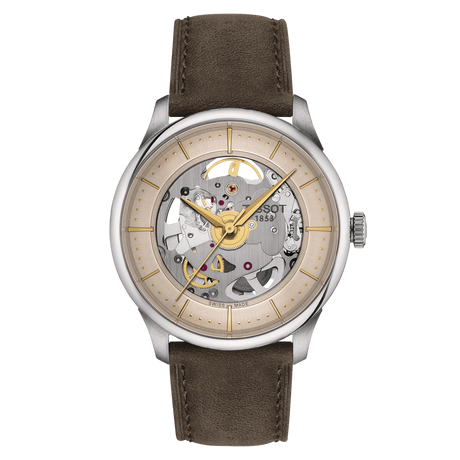 Chemin Des Tourelles Squelette Pelle Scheletrato-Orologi-TISSOT-Gioielleria Granarelli