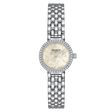 Lovely Round Madreperla con Diamanti Acciaio-Orologi-TISSOT-Gioielleria Granarelli