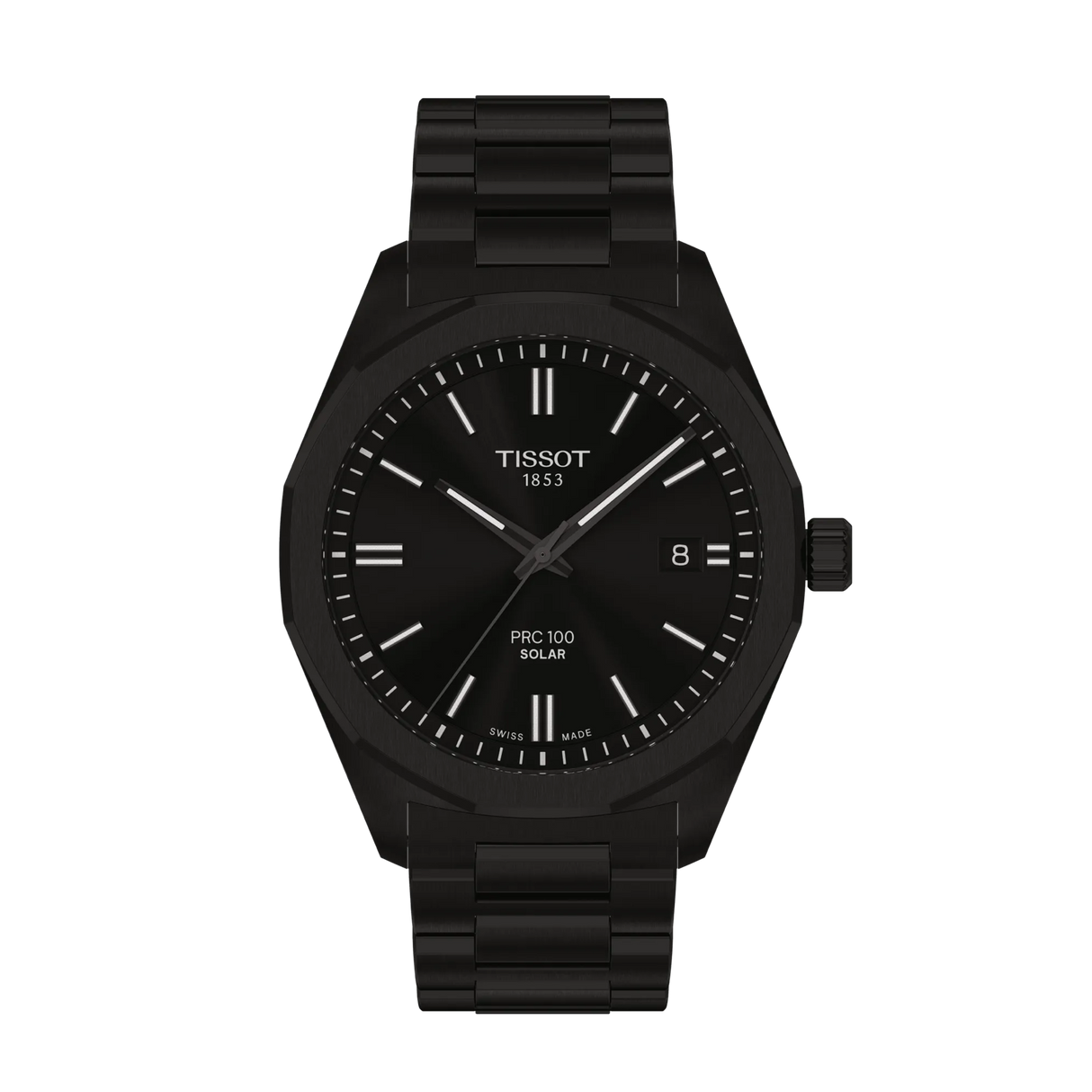 PRC 100 Solar Quarzo 39 mm Nero Acciaio