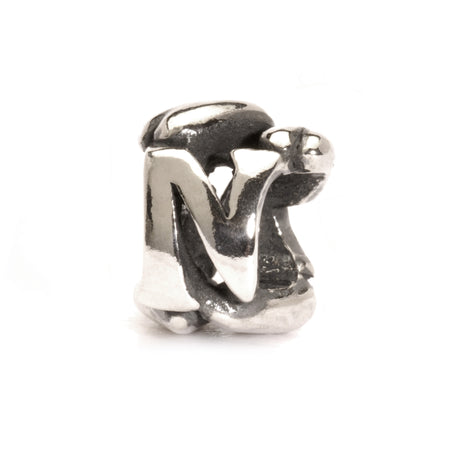 Lettera N-Beads-TROLLBEADS-Gioielleria Granarelli