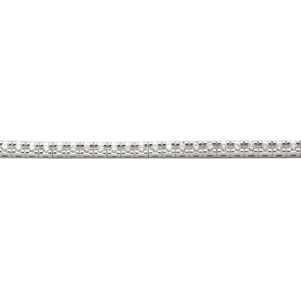 Bracciale Tennis Oro Bianco Diamanti 1.07kt-Bracciali-GRANARELLI-Gioielleria Granarelli