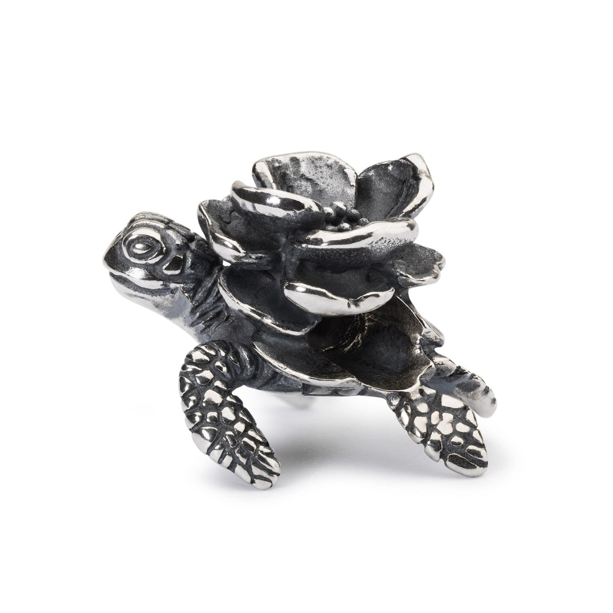 Turtle Flower-Beads-TROLLBEADS-Gioielleria Granarelli