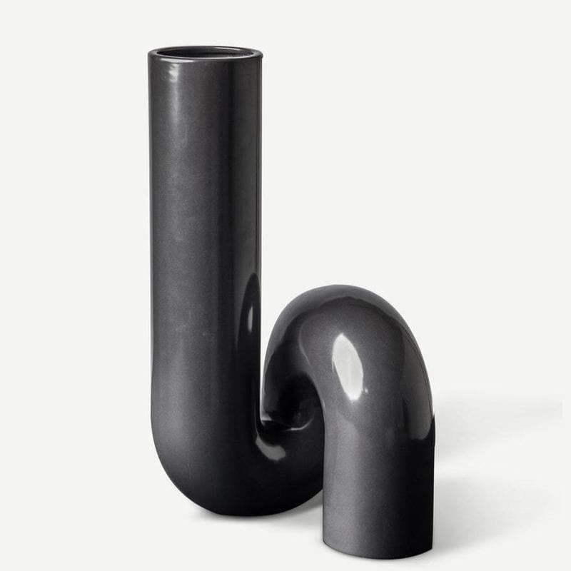 Vaso Tubo Black-Living-POLS POTTEN- [SKU] -Gioielleria Granarelli