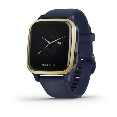 Venu Square Music Edition Navy Light Gold-Orologi-GARMIN- [SKU] -Gioielleria Granarelli