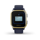 Venu Square Music Edition Navy Light Gold-GARMIN-010-02426-12-Gioielleria Granarelli