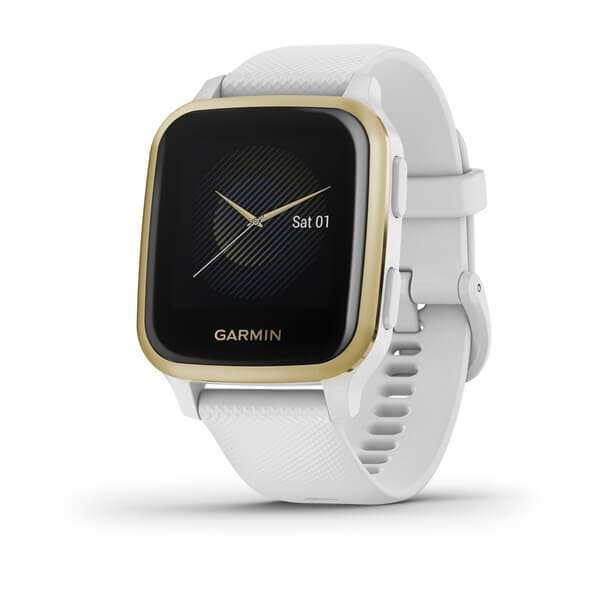 Venu Square White Light Gold-Orologi-GARMIN- [SKU] -Gioielleria Granarelli