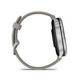 Venu® 4 - 45 mm Silver con cinturino in silicone Silver Gray