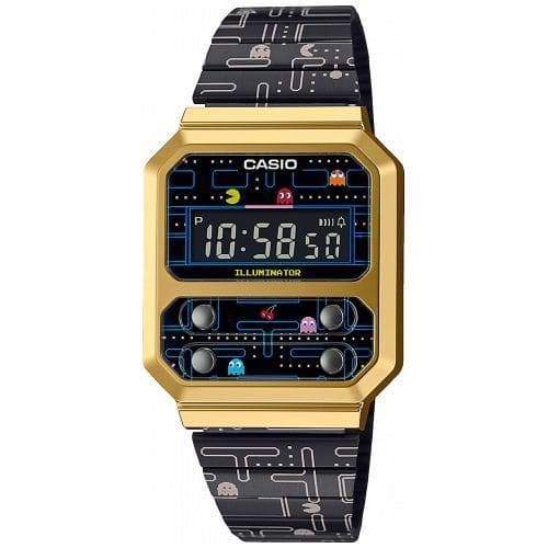 Vintage Pac Man Acciaio-Orologi-CASIO- [SKU] -Gioielleria Granarelli