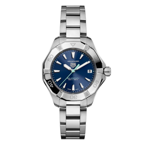 Aquaracer Professional 200 Solar 34mm Blu Acciaio-Orologi-TAG HEUER-Gioielleria Granarelli