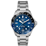 Aquaracer Professional 300 GMT Automatico Blu Acciaio-Orologi-TAG HEUER-Gioielleria Granarelli