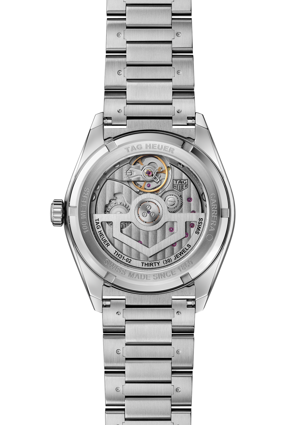 Carrera Automatico Day-Date Nero 41 mm Acciaio