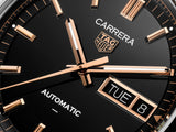 Carrera Automatico Day-Date Nero 41 mm Acciaio