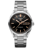 Carrera Automatico Day-Date Nero 41 mm Acciaio