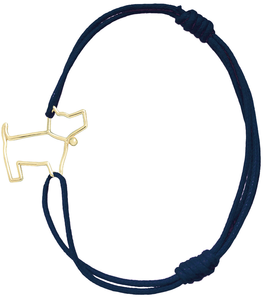 PERRITO BRACCIALE CORDA BLU-Bracciali-ALIITA-Gioielleria Granarelli