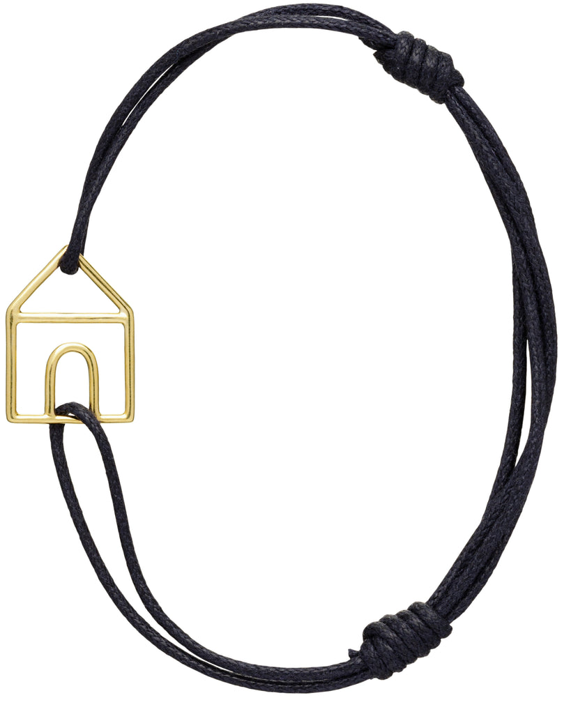 CASA PURA BRACCIALE CORDA NERO