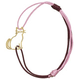 MIAU BRILLANTE BRACCIALE CORDA-Bracciali-ALIITA-Gioielleria Granarelli