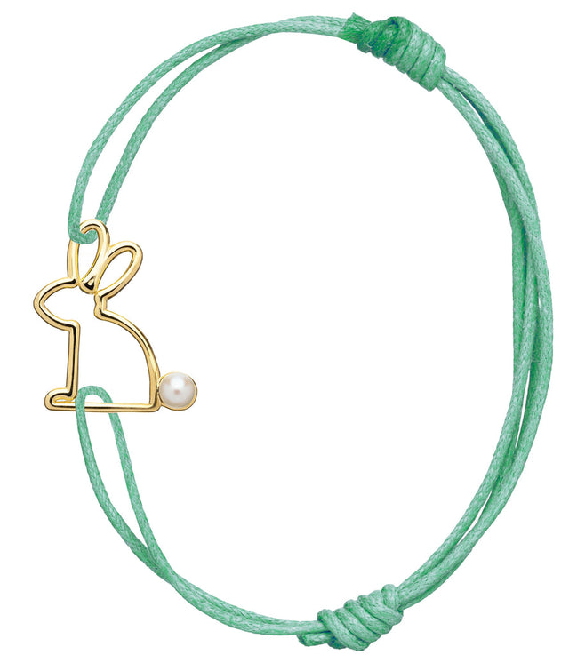 CONEJITO PERLA BRACCIALE CORDA-Bracciali-ALIITA-Gioielleria Granarelli