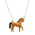 CABALLO MARRONE COLLANA-Girocolli-ALIITA-Gioielleria Granarelli