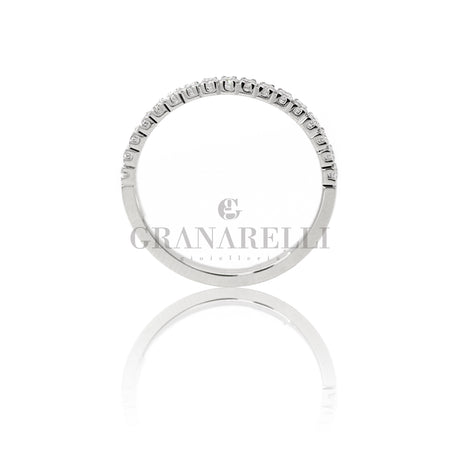 Anello Fedina Half Eternity Diamanti 0.31kt-Anelli-GRANARELLI-Gioielleria Granarelli