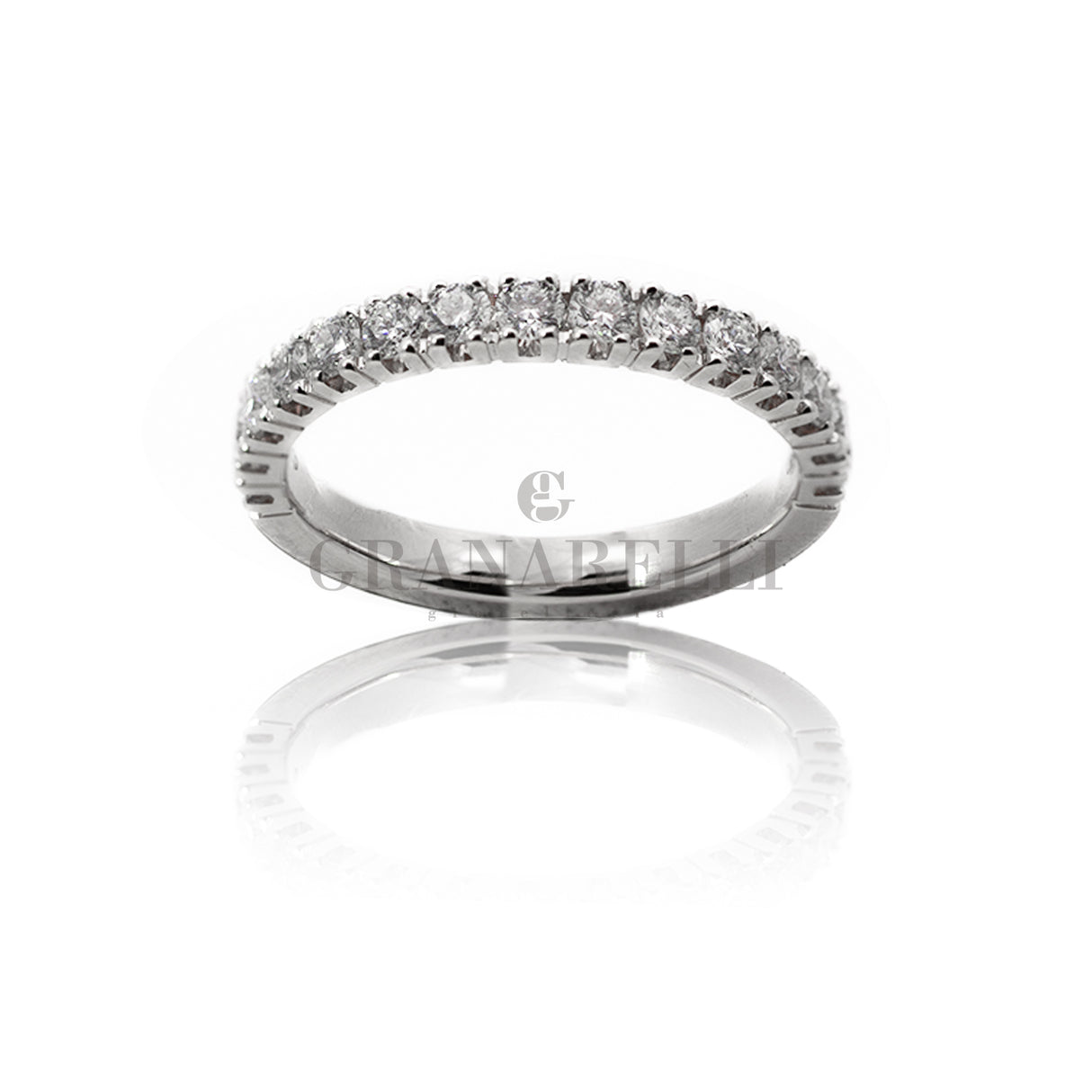 Half Eternity Engagement Ring Diamonds 0.35 ct